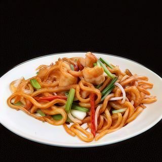 33. Udon Frito Con Gambas