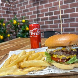 Дон бургер  +  Coca-Cola кен