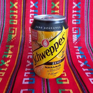 Schweppes Naranja zero lata 330ml.