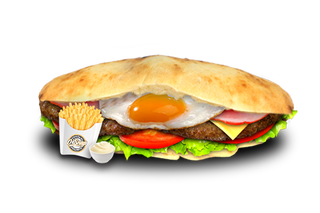 Le Mexicanos Sandwich  + Frites