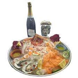 Plateau di crudi di mare