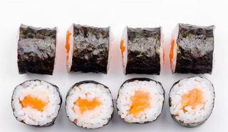 Хосомаки Сьомга пушена с Филаделфия  (8бр)