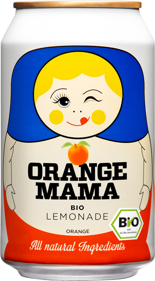 Mama Orange Bio Can 330ml