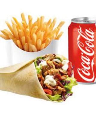 MENU DURUM MIXTO CON BEBIDA Y PATATAS