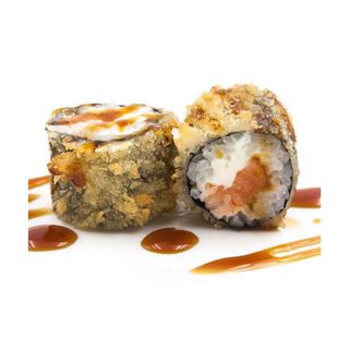 H8. Sake tempura - 6 pezzi 