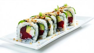 Gluten free - yellow veggie - 8 pezzi avocado, cetriolo, insalata