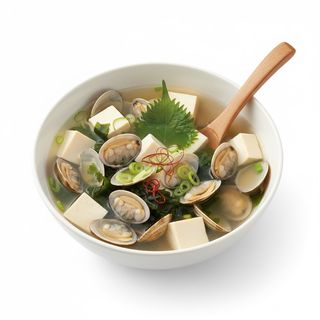 53 - Zuppa di tofu e vongole 豆腐汤