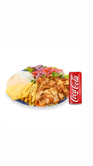 Merida gyros pui + Coca Cola