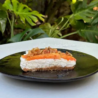 Tarte de requeijão com papaia