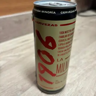 Cerveza 1906  lata 
