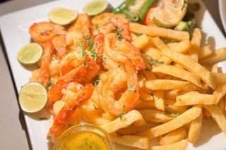 Lemon Garlic Prawns