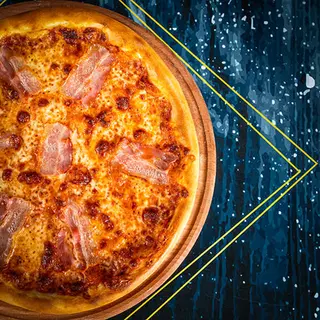 ბეკონ პიცა/Bacon pizza 33სმ