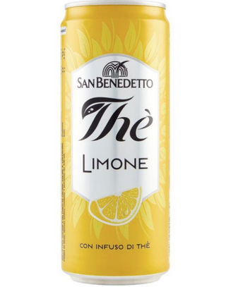 thé al limone in lattina - san benedetto 33cl