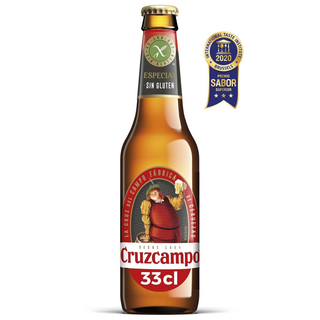 Cerveza Cruzcampo Sin Gluten (330 ml.)