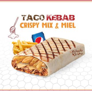 Menu Taco Kebab Crispy & Miel