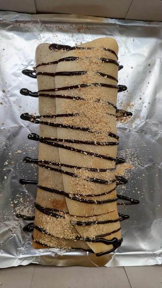 Palačinka sa Nutellom, plazmom i šlagom