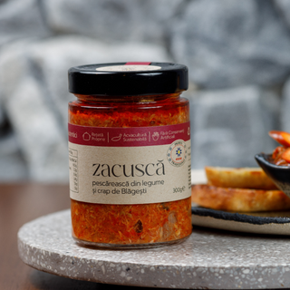 Zacusca pescareasca din legume si crap de Blagesti 300g