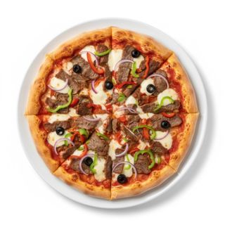 Pizza de kebab
