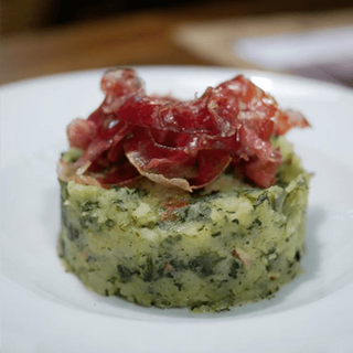 Trinchat de espinacas