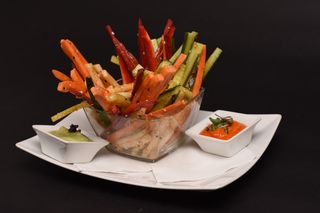 Beţișoare din legume cu sos