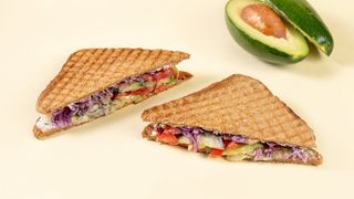 Vegetarian club sandwich - 349 Kcal