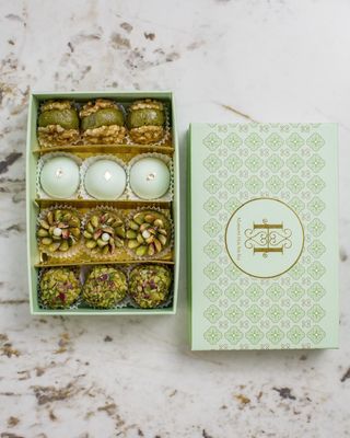 Coffret Vert Pm Varié Pistache 12 Pièces 