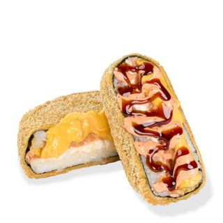 Суши бургер з лососем