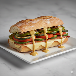 Bocadillo Bigotón Vegetariano