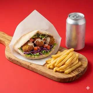 Panino falafel menu