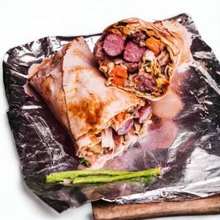 Beef Shawarma with Double Sausage