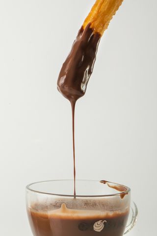 Churros con chocolate