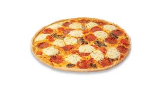 Итальянская с моцареллой и пепперони на тонком тесте 30 см 