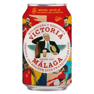 Cerveza Rubia Especial Malagueña Victoria Lata 33Cl.