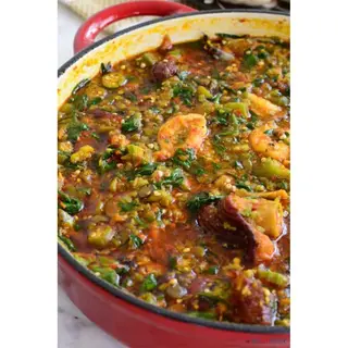Vegetable / Okro Soup / Banga Soup