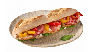 Bagietka z kurczakiem i bekonem