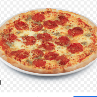 PIZZA QUATRO FORMAGI SALAMI