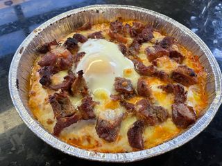 Pizza cu tochitura~450 gr