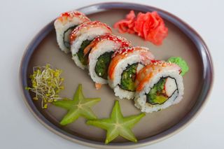 Uramaki California z krewetką