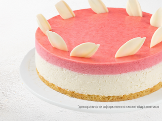 Торт Еклер з полуницею цілий