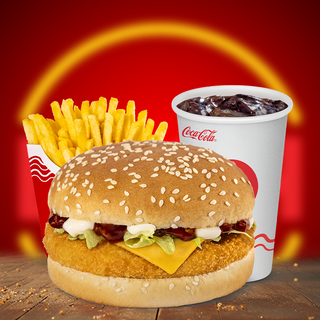 Spicy Chicken Burger veliki meni