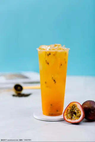 Sciroppo frutta della passione con boba