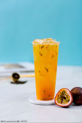 Sciroppo frutta della passione con boba