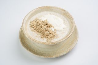 Каша овсяная с маскарпоне и халвой (250г)