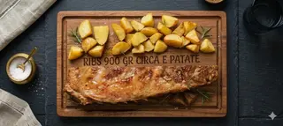 Ribs di maiale (900g) con patate