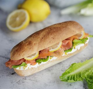 Panino salmone olio e limone