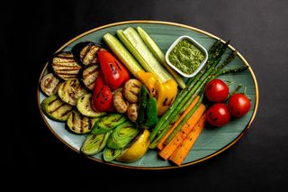 Գրիլ բանջարեղենի ափսե