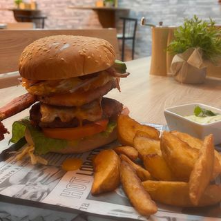 Hamburguesa tradicional