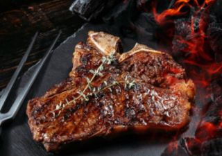 Ти-бон на мангале