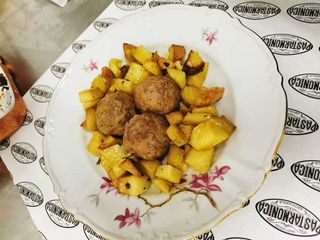 Polpette in bianco con patate