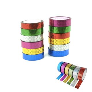 8 Pièces Ruban Adhésif Scotch Brillant Multi-couleurs